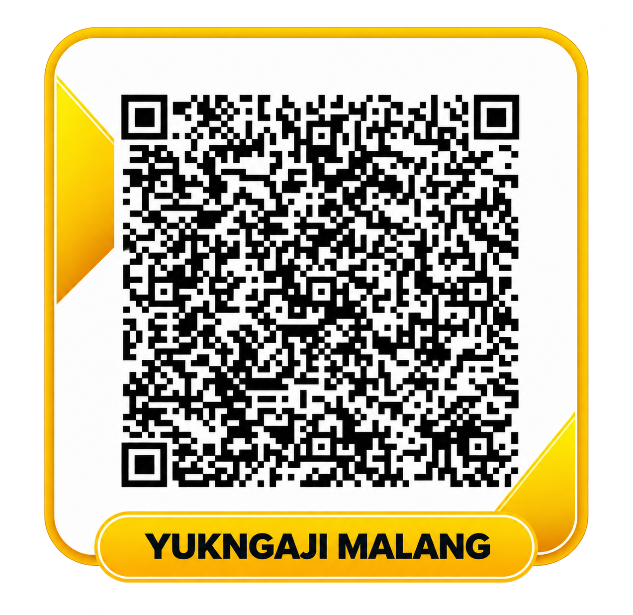 QRIS untuk mendukung dakwah YukNgaji Malang